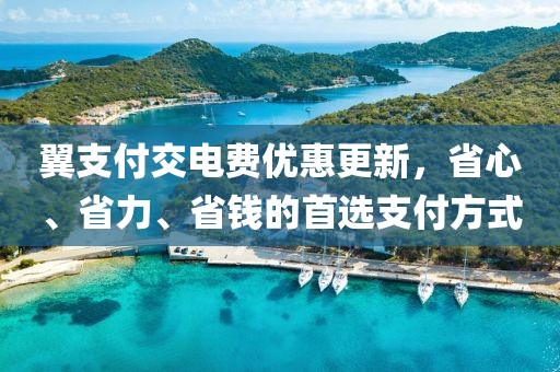 翼支付交電費(fèi)優(yōu)惠更新，省心、省力、省錢的首選支付方式