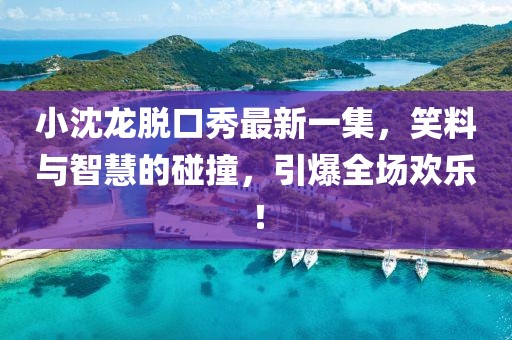 小沈龍脫口秀最新一集，笑料與智慧的碰撞，引爆全場(chǎng)歡樂！