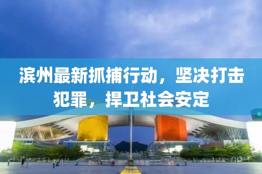 濱州最新抓捕行動(dòng)，堅(jiān)決打擊犯罪，捍衛(wèi)社會(huì)安定