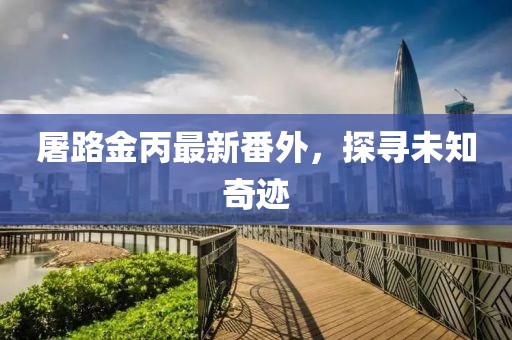 屠路金丙最新番外，探尋未知奇跡