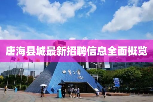 唐?？h城最新招聘信息全面概覽