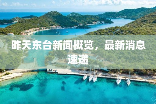 昨天東臺(tái)新聞概覽，最新消息速遞