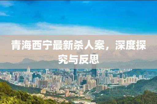 青海西寧最新殺人案，深度探究與反思
