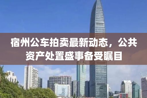 宿州公車拍賣最新動態(tài)，公共資產(chǎn)處置盛事備受矚目
