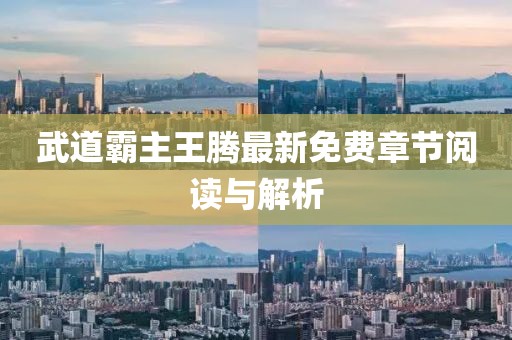 武道霸主王騰最新免費(fèi)章節(jié)閱讀與解析
