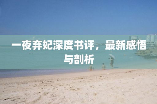 一夜棄妃深度書(shū)評(píng)，最新感悟與剖析