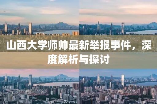 山西大學(xué)師帥最新舉報事件，深度解析與探討