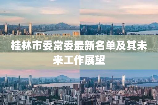 桂林市委常委最新名單及其未來工作展望