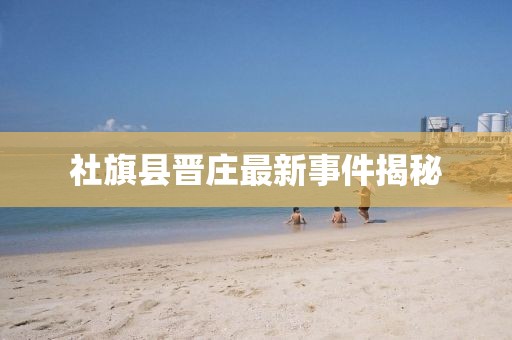 社旗縣晉莊最新事件揭秘