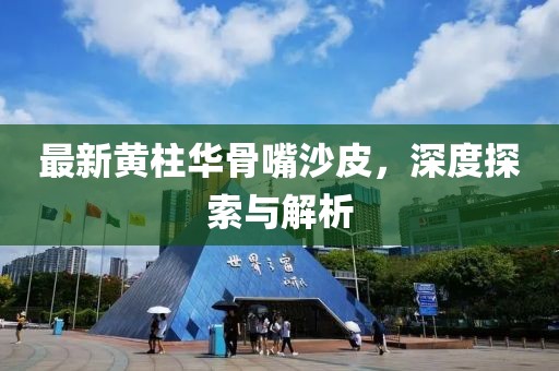最新黃柱華骨嘴沙皮，深度探索與解析