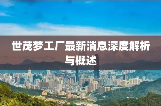 世茂夢(mèng)工廠最新消息深度解析與概述
