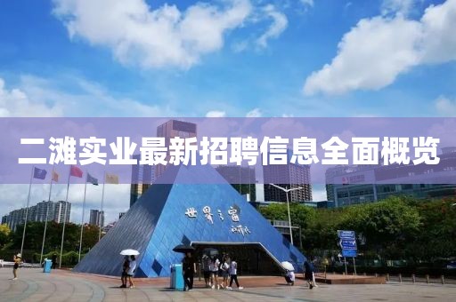 二灘實業(yè)最新招聘信息全面概覽