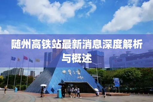 隨州高鐵站最新消息深度解析與概述